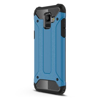 Microsonic Samsung Galaxy A6 2018 Kılıf Rugged Armor Mavi