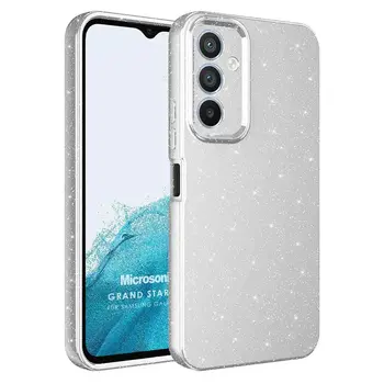 Microsonic Samsung Galaxy A14 Kılıf Grand Stardust Gümüş