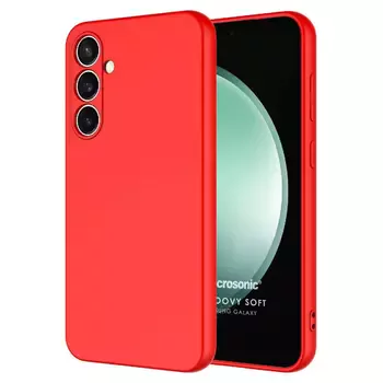 Microsonic Samsung Galaxy S25 Plus Kılıf Groovy Soft Kırmızı
