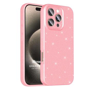 Microsonic Apple iPhone 16 Pro Max Kılıf Grand Stardust Pembe