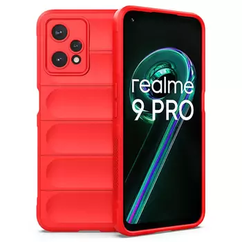 Microsonic Realme 9 Pro 5G Kılıf Oslo Prime Kırmızı