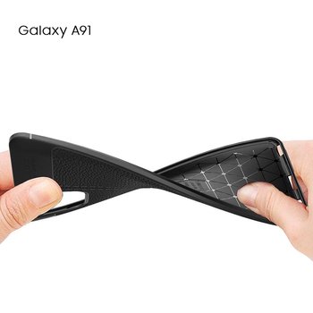 CaseUp Samsung Galaxy A91 Kılıf Niss Silikon Siyah