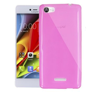 Microsonic Casper Via M1 Kılıf Transparent Soft Pembe