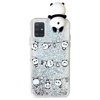 Microsonic Samsung Galaxy A71 Kılıf Cute Cartoon Panda