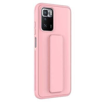 Microsonic Xiaomi Redmi 10 Kılıf Hand Strap Pembe