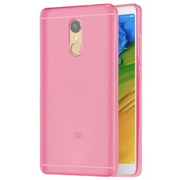 Microsonic Xiaomi Redmi 5 Kılıf Transparent Soft Pembe