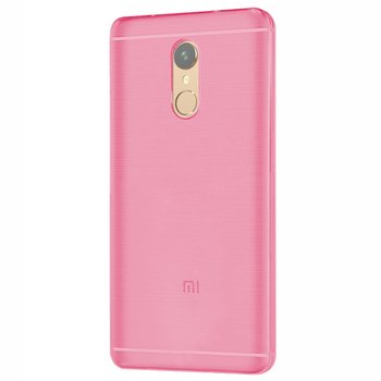 Microsonic Xiaomi Redmi 5 Kılıf Transparent Soft Pembe