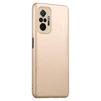 Microsonic Xiaomi Redmi Note 10 Pro Kılıf Matte Silicone Gold