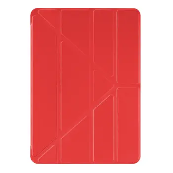 Microsonic Apple iPad Pro 13 2025 Kılıf (A3360-A3361) Origami Pencil Kırmızı