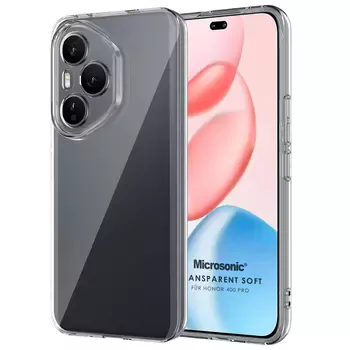 Microsonic Honor 400 Pro Kılıf Transparent Soft Şeffaf