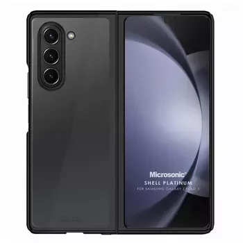 Microsonic Samsung Galaxy Z Fold 5 Kılıf Shell Platinum Siyah