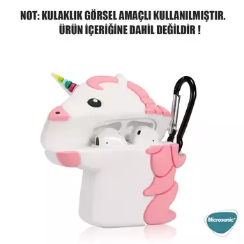 Microsonic Apple AirPods 1. Nesil / 2. Nesil Kılıf Unicorn