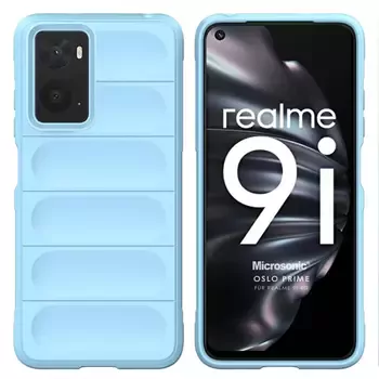 Microsonic Realme 9i 4G Kılıf Oslo Prime Mavi