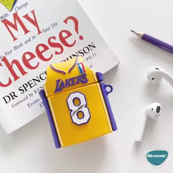 Microsonic Apple AirPods 1. Nesil / 2. Nesil Kılıf Lakers