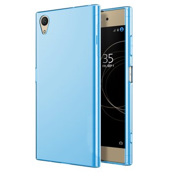 Microsonic Sony Xperia XA1 Plus Kılıf Transparent Soft Mavi