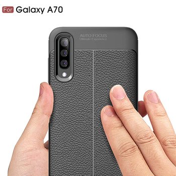 CaseUp Samsung Galaxy A70 Kılıf Niss Silikon Lacivert