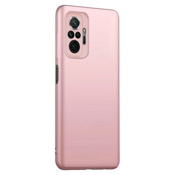 Microsonic Xiaomi Redmi Note 10 Pro Kılıf Matte Silicone Rose Gold