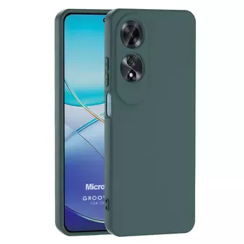 Microsonic Oppo A60 Kılıf Groovy Soft Koyu Yeşil