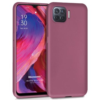 Microsonic Oppo A73 Kılıf Matte Silicone Mor