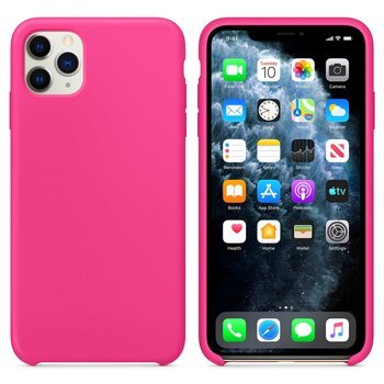 Microsonic Apple iPhone 11 Pro Kılıf Liquid Lansman Silikon Pitaya