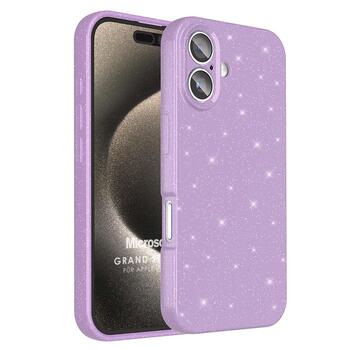 Microsonic Apple iPhone 16 Plus Kılıf Grand Stardust Lila