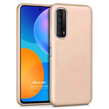 Microsonic Huawei P Smart 2021 Kılıf Matte Silicone Gold