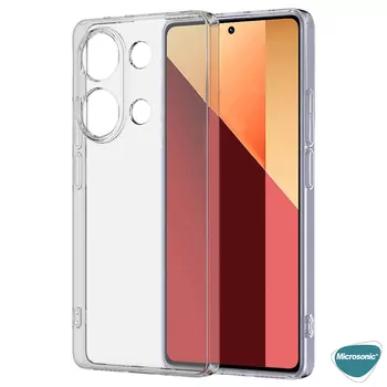 Microsonic Xiaomi Redmi Note 13 4G Kılıf Transparent Soft Şeffaf