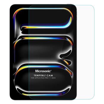 Microsonic Apple iPad Pro 11 2025 (A3357-A3358) Tempered Glass Cam Ekran Koruyucu