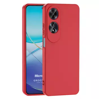 Microsonic Oppo A60 Kılıf Groovy Soft Kırmızı