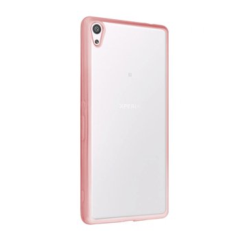 CaseUp Sony Xperia XA Ultra Lazer Kesim Silikon Kılıf Rose Gold