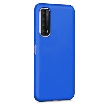 Microsonic Huawei P Smart 2021 Kılıf Matte Silicone Mavi