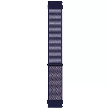 Microsonic Huawei Watch GT 6 46mm Hasırlı Kordon Woven Sport Loop Mor
