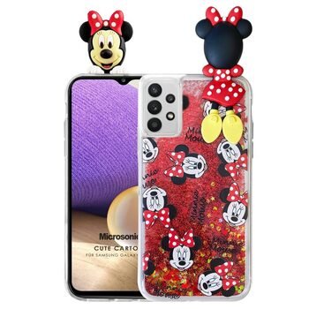 Microsonic Samsung Galaxy A32 4G Kılıf Cute Cartoon Minnie Mouse