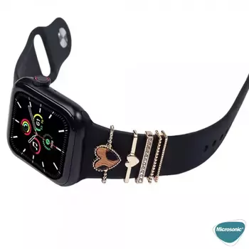 Microsonic Apple Watch Ultra Kordon Aksesuarı Infinity Charm