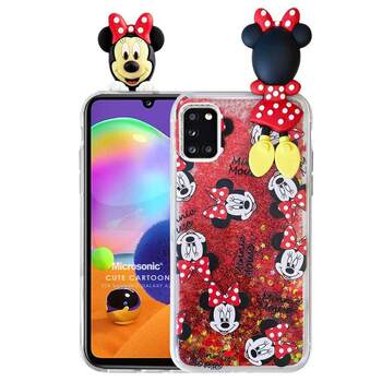 Microsonic Samsung Galaxy A31 Kılıf Cute Cartoon Minnie Mouse