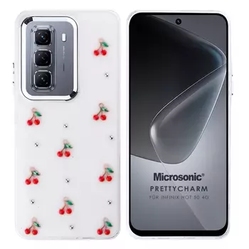 Microsonic Infinix Hot 50 4G Kılıf PrettyCharm Cherry