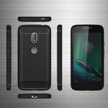 Microsonic Motorola Moto G4 Kılıf Room Silikon Lacivert