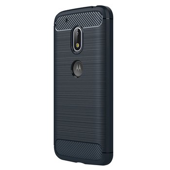 Microsonic Motorola Moto G4 Kılıf Room Silikon Lacivert