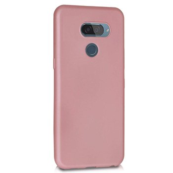 Microsonic LG K40S Kılıf Matte Silicone Rose Gold