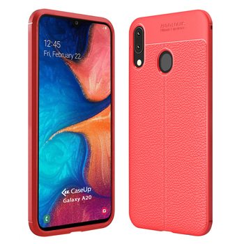 CaseUp Samsung Galaxy A20 Kılıf Niss Silikon Kırmızı