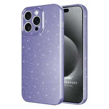 Microsonic Apple iPhone 15 Pro Kılıf Grand Stardust Mor