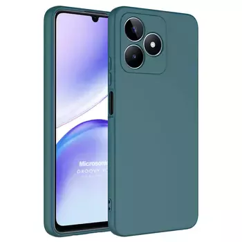 Microsonic Realme C53 Kılıf Groovy Soft Koyu Yeşil