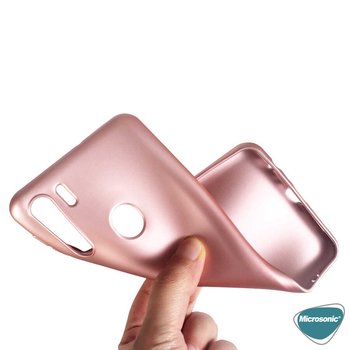 Microsonic Reeder P13 Blue Max Kılıf Matte Silicone Rose Gold