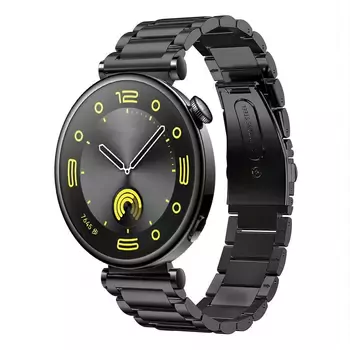 Microsonic Huawei Watch 5 42mm Metal Stainless Steel Kordon Siyah