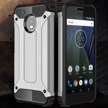 Microsonic Motorola Moto G5 Kılıf Rugged Armor Siyah