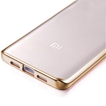 Microsonic Xiaomi Mi5 Pro Kılıf Skyfall Transparent Clear Gold