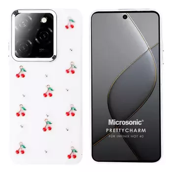 Microsonic Infinix Hot 40 Kılıf PrettyCharm Cherry