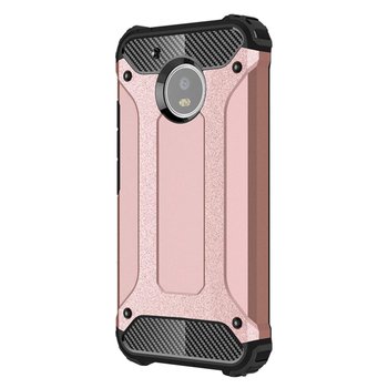 Microsonic Motorola Moto G5 Kılıf Rugged Armor Rose Gold