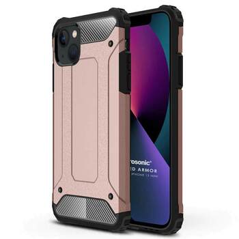 Microsonic Apple iPhone 13 Mini Kılıf Rugged Armor Rose Gold