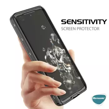 Microsonic Samsung Galaxy S23 FE Kılıf Waterproof 360 Full Body Protective Siyah